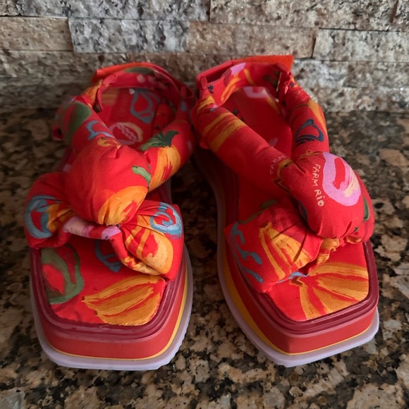 FARM Rio Fruit Print Puffy Platform Sandals - Picture 4 of 8